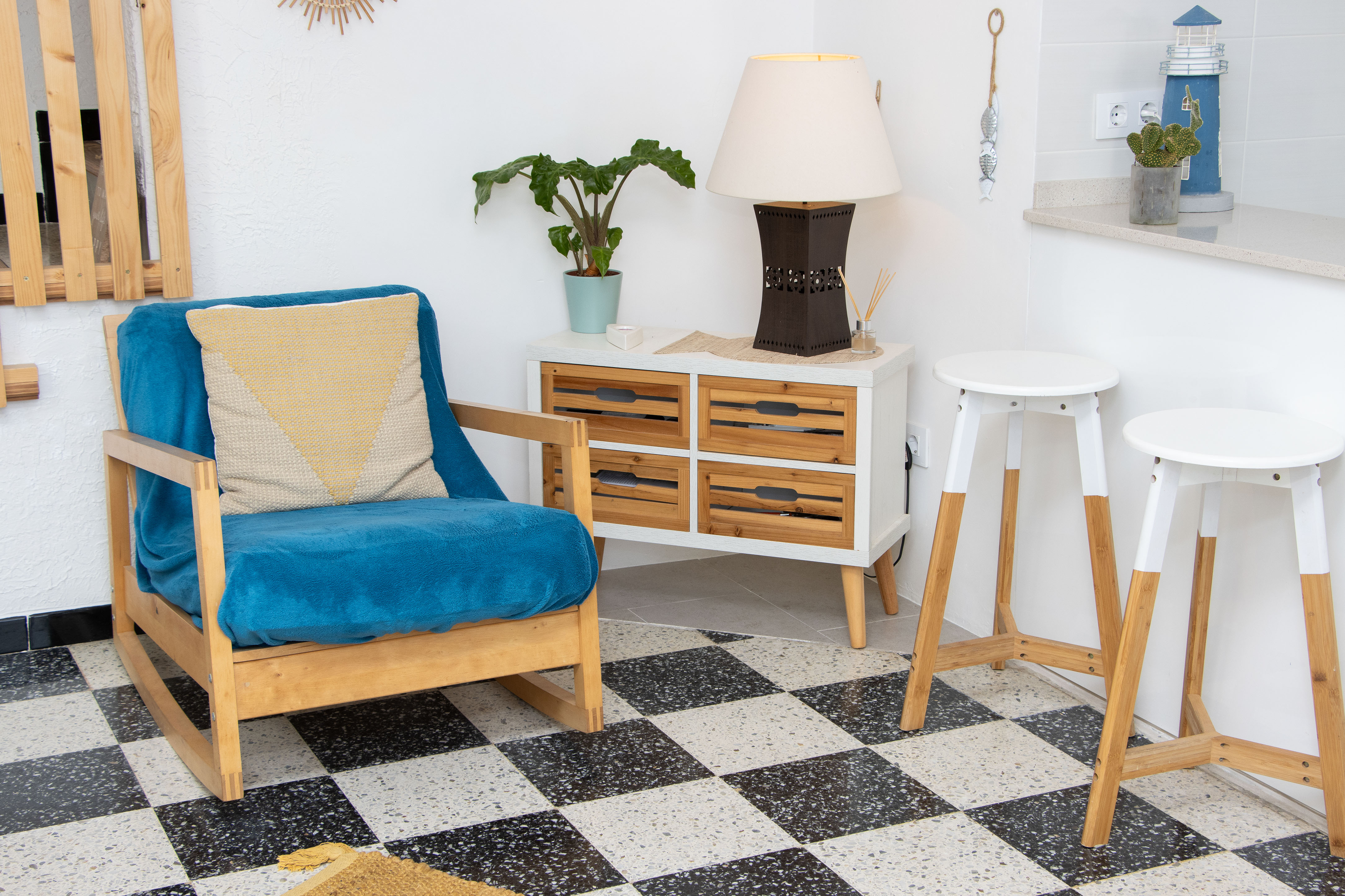 Salon/Cuisine 5 appartement n°3